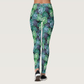 Tropische monstera Leaves Leggings (Achterkant)