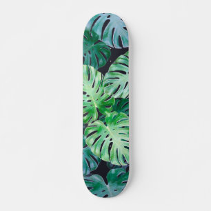 Tropische monstera Leaves Persoonlijk Skateboard
