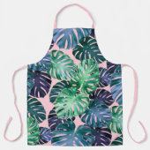 Tropische monstera Leaves Schort (Voorkant)