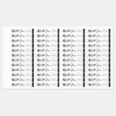 Tropische monstera Lip Gloss-verpakking Labels (Vel)