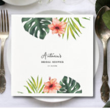 Tropische Monstera Palm Bruiloftsborrel