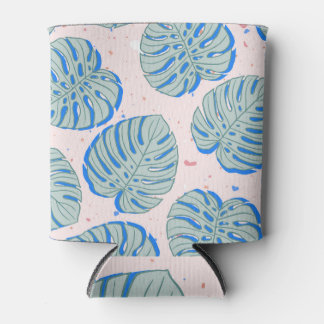 Tropische Monstera: Terrazzo Patroon Blikjeskoeler