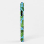 Tropische monstera Waterverf Groen roze schilderen Case-Mate iPhone Case (Achterkant/rechts)