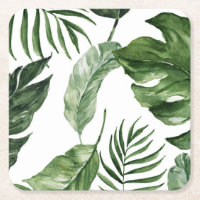 Tropische Monstera zomer strand elegante bruiloft