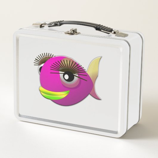 Tropische mooie roze meisjesvis (Voorkant)