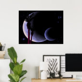 Tropische moons poster (Thuiskantoor)