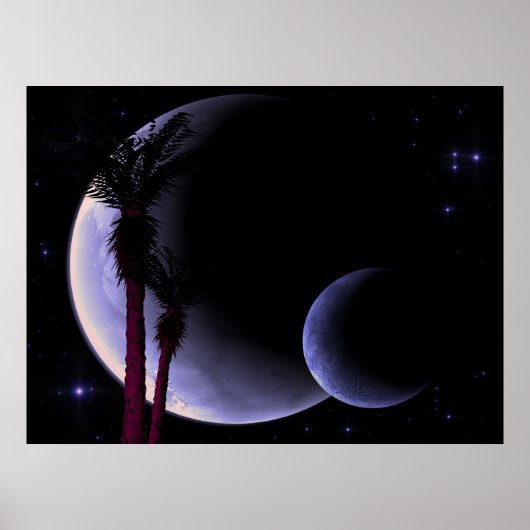 Tropische moons poster (Voorkant)