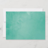 Tropische Munt Bloemen Zomer Bruiloft Save the Dat Save The Date (Achterkant)