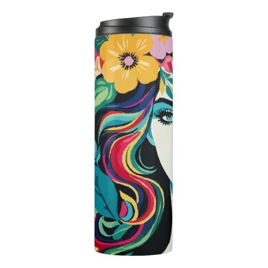 Tropische Muze Thermosbeker (Gedraaid links)