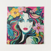 tropische muze wandkleed (Voorkant)