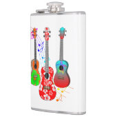 Tropische muziek van Ukulele Player Heupfles (Links)