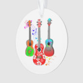 Tropische muziek van Ukulele Player Ornament (voorkant)