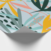 Tropische naadloze textuur met palmbladeren, roost cadeaupapier (Hoek)