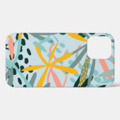 Tropische naadloze textuur met palmbladeren, roost Case-Mate iPhone case (Achterkant (horizontaal))