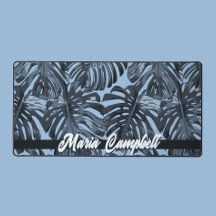 Tropische naam Blauw Grijs Monstera bladeren