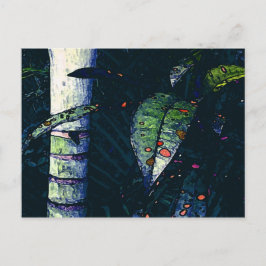 Tropische nacht briefkaart