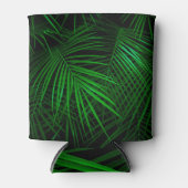 Tropische nacht levendig groen Oerwoud Blikjeskoeler (Voorkant)