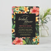 Tropische Nacht Uitnodiging (Staand voorkant)