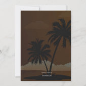 Tropische nachtelijke repetitie kaart (Achterkant)