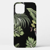 Tropische  nachtkraanvogel, palmbomen, verbod Case-Mate iPhone case (Achterkant)