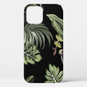 Tropische  nachtkraanvogel, palmbomen, verbod Case-Mate iPhone case
