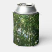 Tropische Natuur bos van palmbomen Blikjeskoeler (Blikje Achterkant)