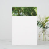Tropische Natuur bos van palmbomen Briefpapier (Staand voorkant)