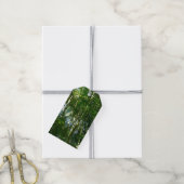 Tropische Natuur bos van palmbomen Cadeaulabel (Met Touw)