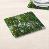 Tropische Natuur bos van palmbomen Kartonnen Onderzetters (Schuin)