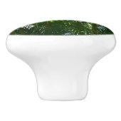 Tropische Natuur bos van palmbomen Keramische Knop (Zijkant)