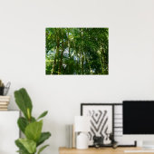 Tropische Natuur bos van palmbomen Poster (Thuiskantoor)