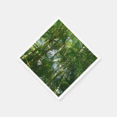 Tropische Natuur bos van palmbomen Servetten (Hoek)