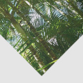 Tropische Natuur bos van palmbomen Tissuepapier (Detail)