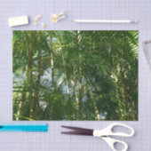 Tropische Natuur bos van palmbomen Tissuepapier (Craft)