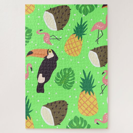 Tropische Natuur Legpuzzel (Verticaal)