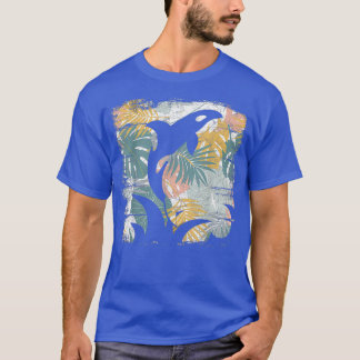 Tropische Natuur Pattern Exotic Summer Vacation Wh T-shirt