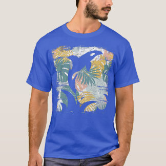Tropische Natuur Pattern Exotic Summer Vacation Wh T-shirt