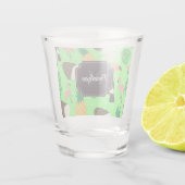 Tropische Natuur Shot Glas (Achterkant)