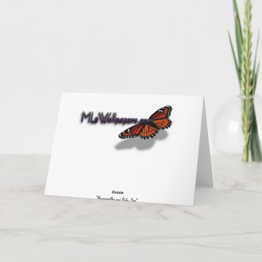 Tropische Natuur van Bougainvillea en Palm Bedankkaart (Achterkant)