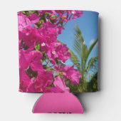 Tropische Natuur van Bougainvillea en Palm Blikjeskoeler (Achterkant)