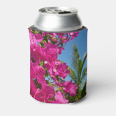 Tropische Natuur van Bougainvillea en Palm Blikjeskoeler (Blikje Achterkant)