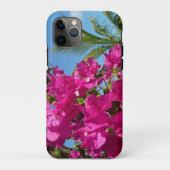 Tropische Natuur van Bougainvillea en Palm Case-Mate iPhone Case (Achterkant)