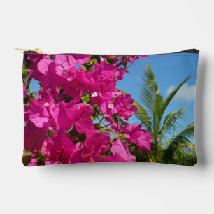 Tropische Natuur van Bougainvillea en Palm Etui