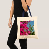 Tropische Natuur van Bougainvillea en Palm Tote Bag (Voorkant (product))