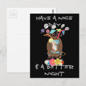 Tropische Natuur's Bounty" Kokosnoot limonade kuns Briefkaart (Voorkant / Achterkant)