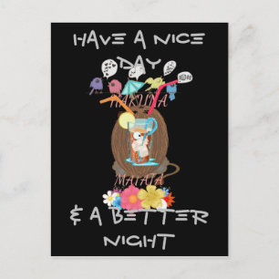 Tropische Natuur's Bounty" Kokosnoot limonade kuns Briefkaart