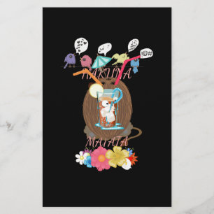 Tropische Natuur's Bounty" Kokosnoot limonade kuns Briefpapier