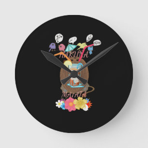 Tropische Natuur's Bounty" Kokosnoot limonade kuns Ronde Klok