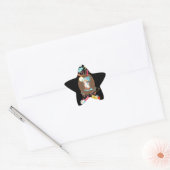 Tropische Natuur's Bounty" Kokosnoot limonade kuns Ster Sticker (Envelop)