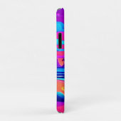Tropische Neon Beach Sunset Art Case-Mate iPhone Case (Achterkant/rechts)